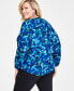 Фото #2 товара Plus Size Floral-Print Surplice-Neck Top, Created for Macy's