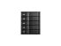 Фото #1 товара iStarUSA BPN-DE350HD-BLACK Trayless 3 x 5.25" to 5 x 3.5" 12Gb/s HDD Hot-swap Ra