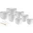 Фото #1 товара Meinl CSBSETCHA Crystal Singing Bowl Chakra Set White, 432 Hz