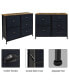 Фото #4 товара 5 Drawer Chest Dresser with Wood Top