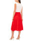 ფოტო #1 პროდუქტის Women's Solid-Color Tiered Pull-On Skirt
