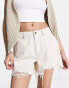 Vero Moda denim shorts in ecru