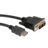 Фото #3 товара ROLINE Secomp DVI Cable - DVI (18+1) - HDMI - M/M 10 m - 10 m - DVI - HDMI - Male - Male - Gold