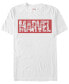 Marvel Men's Comic Collection Kawaii Marvel Men's Logo Short Sleeve T-Shirt Белый, L - фото #1