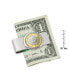 ფოტო #2 პროდუქტის Men's Belgium King Albert Ii One Euro Coin Money Clip