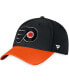 ფოტო #2 პროდუქტის Men's Black Philadelphia Flyers Core Primary Logo Flex Hat