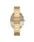 ფოტო #2 პროდუქტის Ladies Vale Chronograph, gold tone stainless steel watch 34mm