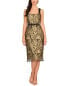 Фото #1 товара Aidan Mattox Jacquard Sleeveless Dress Women's 14