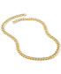 Фото #4 товара Polished Curb Chain Necklace 22" in 10K Yellow Gold