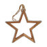 Фото #1 товара Новогоднее украшение Звезда Пурпурин Силуэт 23 x 2,5 x 40 cm Серебристый Деревянный