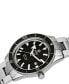 Captain Cook Men's Automatic Black Stainless Steel Bracelet Watch 42 mm