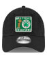 Men's Black Boston Celtics 2024 NBA Finals Champions Squared Up 9TWENTY Adjustable Hat