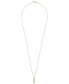 Diamond Graduated Three Stone Pendant Necklace (1 ct. t.w.) in 14k White or Yellow Gold, 18" + 2" extender, Created for Macy's