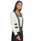 ფოტო #3 პროდუქტის Karl Lagerfeld Women's Open-Front Long-sleeve Knit Cardigan