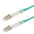 Фото #1 товара VALUE Fibre Optic Jumper Cable - 50/125µm - LC/LC - OM3 - turquoise 5 m - OM3 - LC - LC