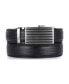 ფოტო #5 პროდუქტის Men's Grayscale Stipple Leather Ratchet Belt