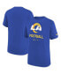 Big Boys Royal Los Angeles Rams Sideline Legend Performance T-shirt