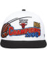 Фото #3 товара Men's White Chicago Bulls Hardwood Classics 1996 Nba Champions Wave Two-Tone Snapback Hat