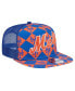 Фото #2 товара Men's Royal New York Mets Seeing Diamonds A-Frame Trucker 9FIFTY Snapback Hat