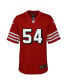 Фото #3 товара Big Boys Fred Warner Scarlet San Francisco 49ers Alternate Game Jersey