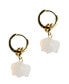 ფოტო #2 პროდუქტის Zodiac collection | Aries — Jade stone charm earrings