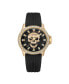 Фото #1 товара Часы и аксессуары Ed Hardy женские кварцевые черные матовые наручные часы с силиконовым ремешком 38 мм