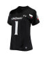 ფოტო #3 პროდუქტის Women's #1 Black Cincinnati Bearcats Finished Replica Football Jersey