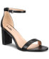 Фото #1 товара Women's Zoe Ankle-Strap Block-Heel Dress Sandals-Extended sizes 9-14