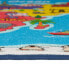 Kinderteppich Weltkarte 150x100 cm