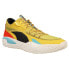 Фото #2 товара Puma Court Rider Hc Basketball Mens Yellow Sneakers Athletic Shoes 37687501