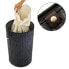 Фото #12 товара Хранилище вещей Relaxdays 10 x Корзина для белья из бамбука круглая черная