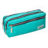 LIDERPAPEL School bag rectangular carryall 3 pockets light blue 210x80x85 mm
