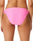 Фото #2 товара Jessica Simpson 298795 Women's Pretty in Pique Side-Shirred Bikini Bottom M