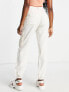 Фото #5 товара Miss Selfridge baggy cargo pant with elasticated hem in stone