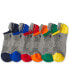 ფოტო #2 პროდუქტის Men's 6-Pk. Performance Tipped Color Heel Toe Low Cut Socks