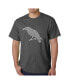 Фото #3 товара Men's Word Art T-Shirt - The Raven