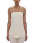 Helmut Lang Fitted Linen-Blend Slip Top Women's