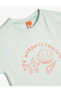 4SMG10100AK Koton Kız Bebek T-shirt MAVİ