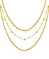 ფოტო #1 პროდუქტის 18K Gold Plated Layered Chain Necklace
