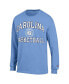 Men's Light Blue North Carolina Tar Heels Basketball Icon Long Sleeve T-shirt