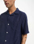 Фото #4 товара Weekday Relaxed resort short sleeve shirt in navy