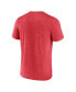 Фото #3 товара Men's Heathered Red Chicago Blackhawks Prodigy Performance T-shirt