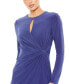 ფოტო #2 პროდუქტის Women's Ieena Long Sleeve Keyhole Draped Gown