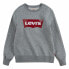 Толстовка без капюшона детская Levi's Batwing Crewneck Темно-серый