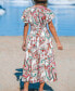 Фото #3 товара Women's Paisley & Pleats Maxi Beach Dress