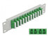 Delock 66797 - Fiber - LC - Green - Grey - Metal - Rack mounting - 1U