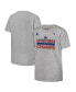 ფოტო #1 პროდუქტის Big Boys and Girls Heather Gray Edmonton Oilers 2024 Western Conference Champions Locker Room T-Shirt