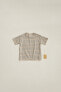 Timelesz- striped linen blend t-shirt