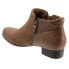 Trotters Major T1762-259 Womens Brown Wide Leather Ankle & Booties Boots 6.5