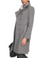 Фото #3 товара Women's Wool Blend Belted Buttoned Coat